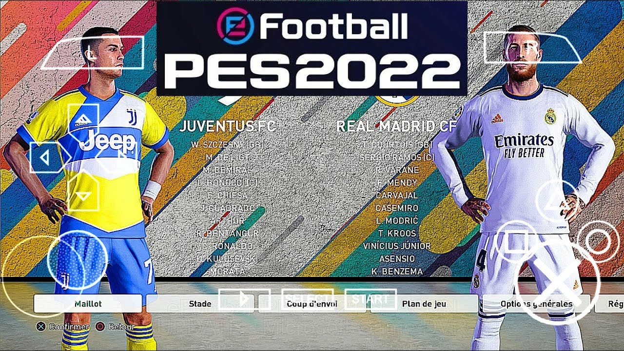 Télécharger eFootball PES 2022 ISO PPSSPP Commentaire Anglais  Game243