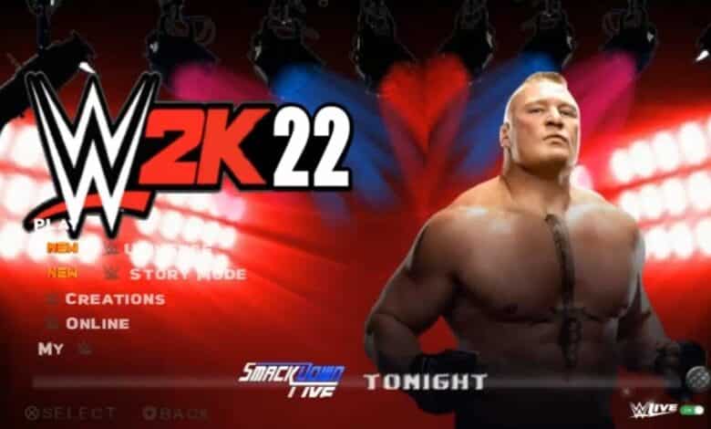 WWE 2K22 PPSSPP