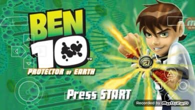 BEN 10 PROTECTOR OF EARTH PSP ISO