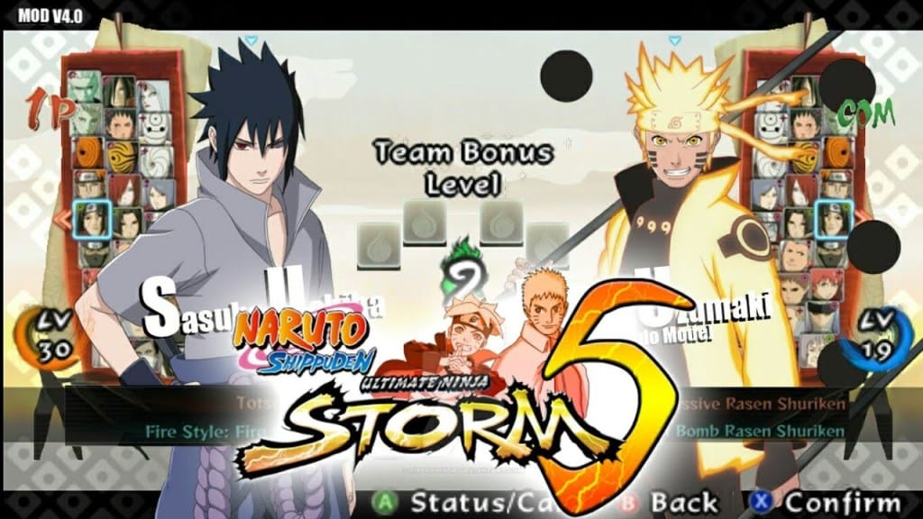 Naruto Ultimate Ninja Storm 5 PPSSPP ISO File Free Download - Apk2me