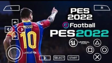 Photo de Télécharger eFootball PES 2022 PPSSPP ISO Commentaire Anglais