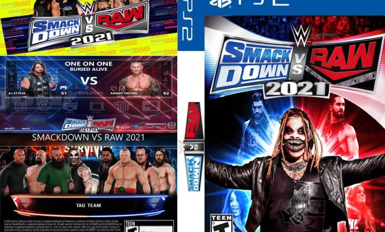 WWE SmackDown VS RAW 2021 Ps2 ISO