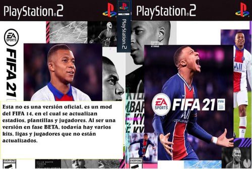 FIFA 2021 PS2 ISO - PPSSPP Espagnol