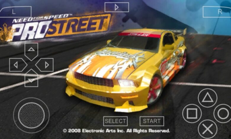 Need for Speed ProStreet PSP ISO