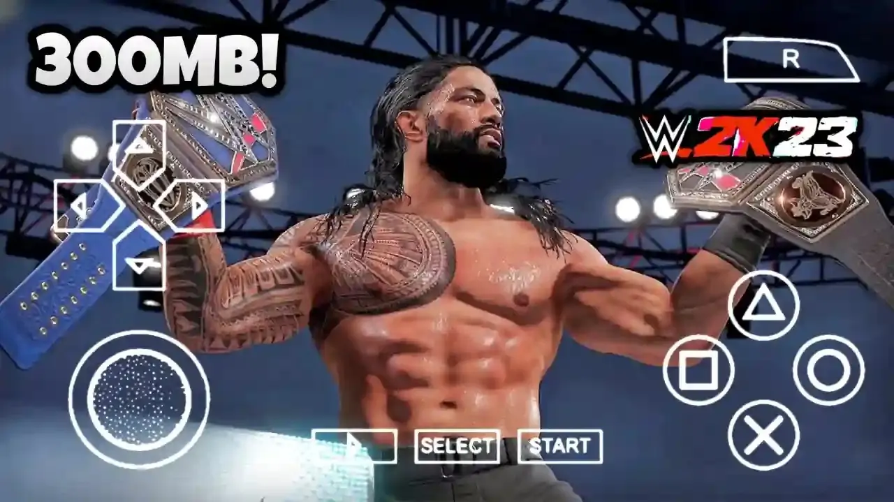 Télécharger WWE 2K23 PPSSPP ISO WWE 2K2023 PSP ISO Gratuitement