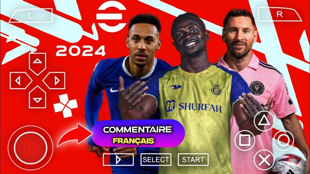 Télécharger PES 2024 ISO PPSSPP Gratuitement 4 Télécharger PES 2024 PPSSPP Commentaire Français