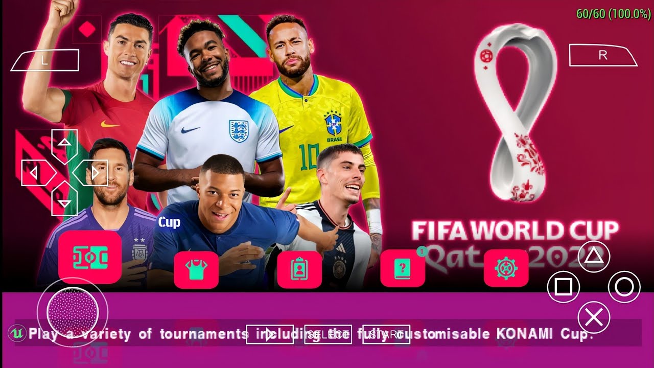Télécharger eFOOTBALL 2023 PPSSPP Qatar Edition  PES 2023 PPSSPP ISO