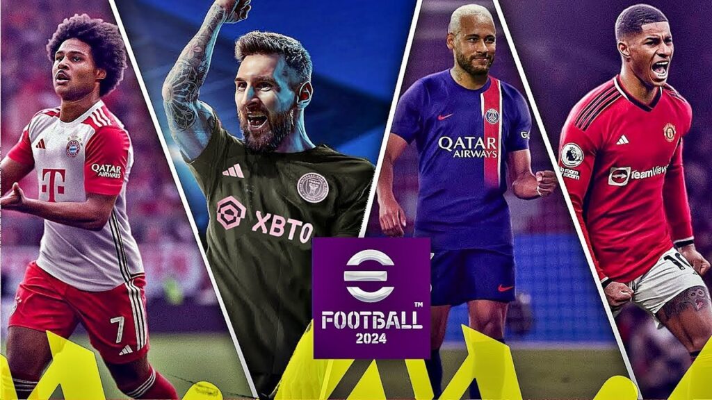 Télécharger PES 2024 ppsspp caméra PS5 3 eFootball Pes 2024 Apk + Data + Obb