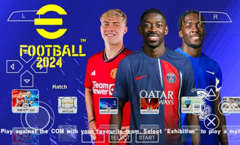 eFootball PES 2024 PPSPPP Download ISO Android