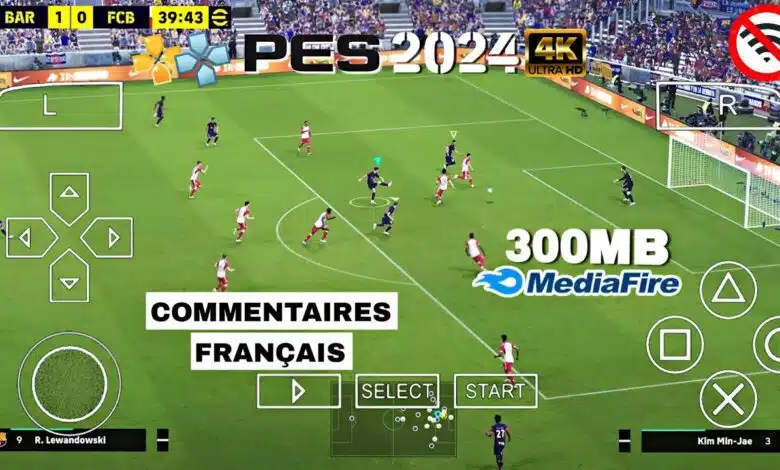 Télécharger PES 2026 PPSSPP avec Commentaire Français 1 PES 2026 PPSSPP avec Commentaire Français