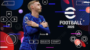 Telecharger eFootball PES 2025 PPSSPP Camera ps5 Nouvelle mise a