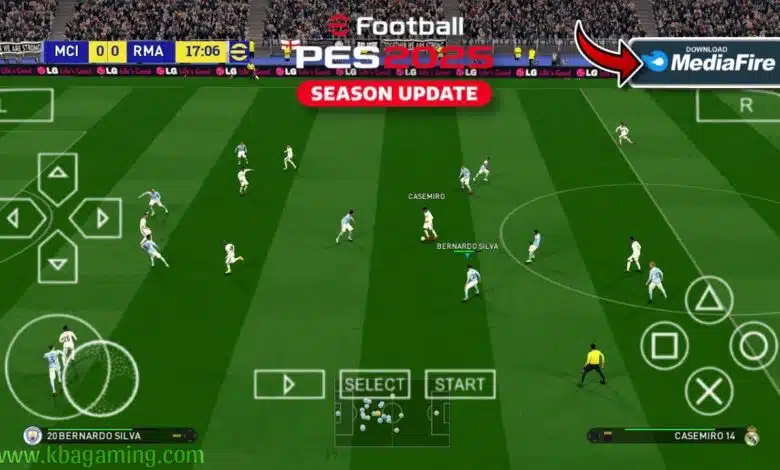 eFootball PES 2025 PPSSPP : Télécharger la mise à jour UCL avec Nouveaux Kits, Transferts 24/25 et Graphismes HD 1 eFootball PES 2025 PPSSPP Telecharger la mise a jour