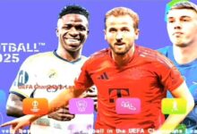 eFootball PES ISO Mise a jour finale 2025 PPSSPP Nouveau