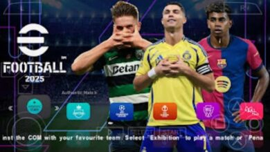 eFootball PES Version anglaise Mise à jour 2025 PPSSPP Nouveaux kits et saison de transfert 2024-25 Meilleurs graphismes HD 46 eFootball PES Version anglaise Mise a jour 2025 PPSSPP Nouveaux