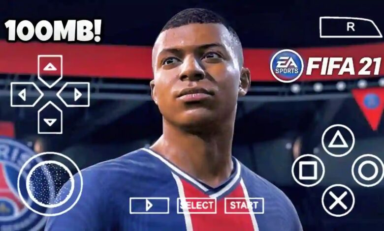100MB FIFA 21 PPSSPP hautement compresse.webp