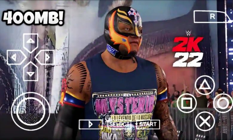400MB PPSSPP hautement compresse WWE 2K22.webp