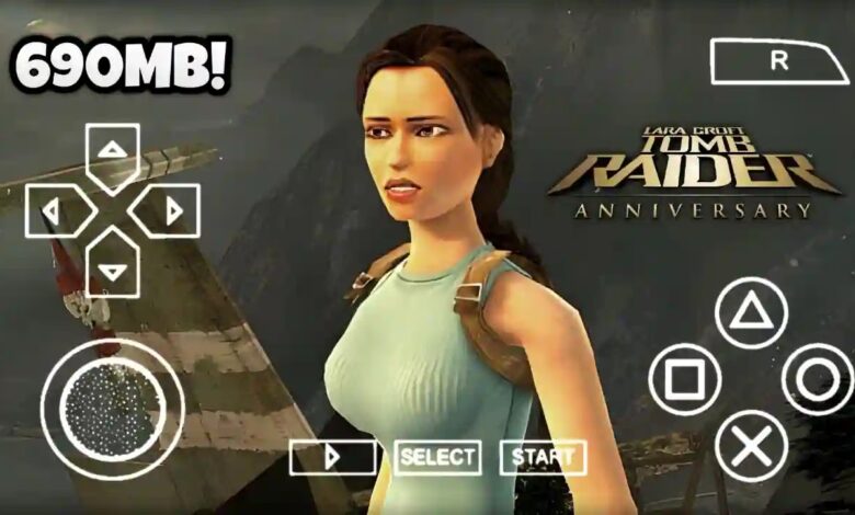 690MB Tomb Raider Anniversary PPSSPP hautement compresse.webp