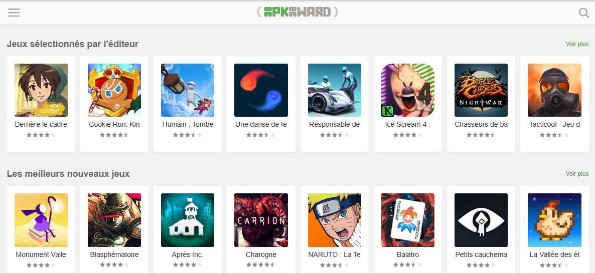 APKAward : Meilleur Site pour Télécharger des Jeux Android Gratuits 2 APKAward