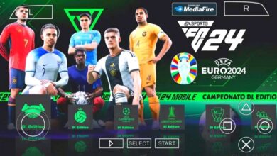 Télécharger EA Sports FC 25 PPSSPP ISO avec caméra PES 5 28 Telecharger EA Sports FC 25 PPSSPP ISO avec camera PES