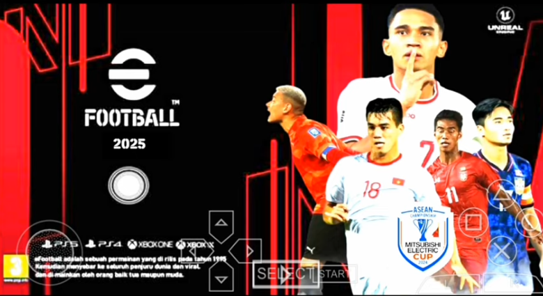 eFootball PES Lite 2025 ISO PPSSPP Mod BRI Liga Indonesia et Eropa League Nouvelle équipe de mise à jour Meilleurs graphismes 1 eFootball PES Lite 2025 ISO PPSSPP