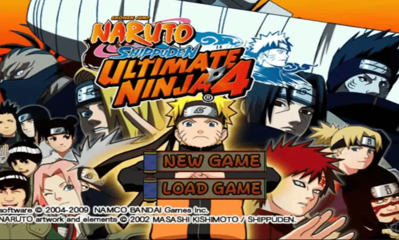 Télécharger Naruto Shippuden Ultimate Ninja 4 PS2 ISO Gratuitement 1 Naruto Shippuden Ultimate Ninja 4 PS2 ISO