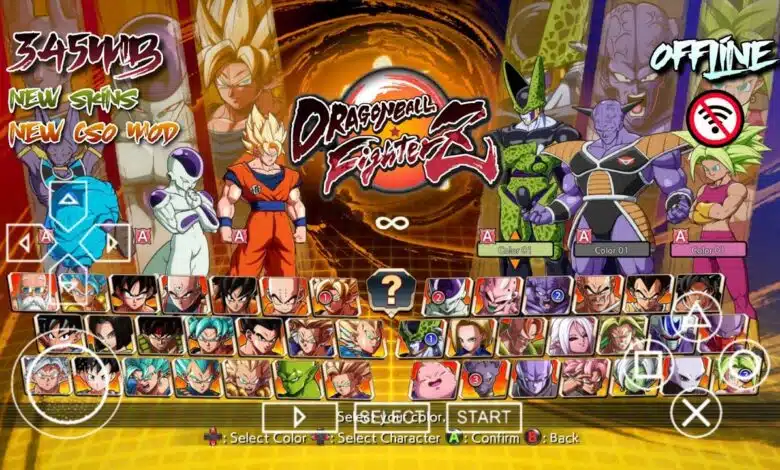 Télécharger Dragon Ball FighterZ PPSSPP – ISO PSP Gratuit 1 Dragon Ball FighterZ PPSSPP – ISO PSP
