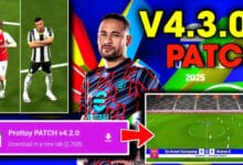 TÉLÉCHARGER eFootball 2025 Mobile Patch v4.3.0 Champions League 23 eFootball 2025 Mobile Patch