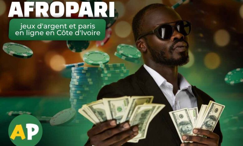 Présentation du casino en ligne Afropari en Côte d'Ivoire : de la légalité aux types de paris 1 Afropari