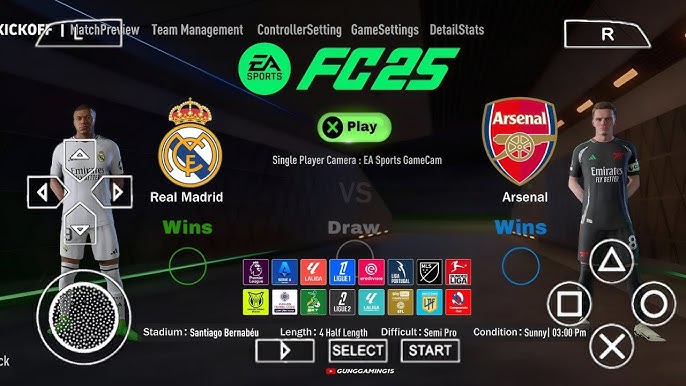 Télécharger EA Sports FC 25 PPSSPP ISO avec commentaires en français 1 EA Sports FC 25 PPSSPP ISO avec commentaires en français