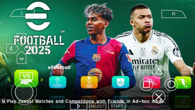 Télécharger eFootball PES 2025 PSP C19 ISO PPSSPP pour Android 1 eFootball PES 2025 PSP C19 ISO PPSSPP pour Android