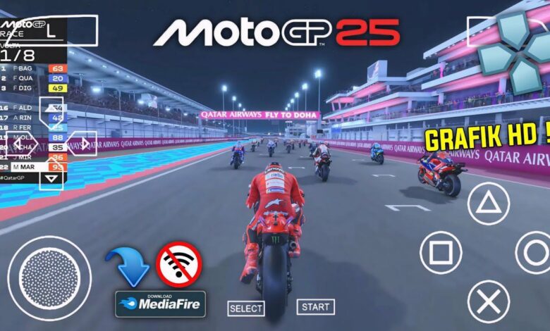 Télécharger MotoGP 25 PPSSPP ISO Hautement Compressé (Highly Compressed) – Dernière Version pour Android 1 MotoGP 25 PPSSPP ISO Hautement Compressé (Highly Compressed)