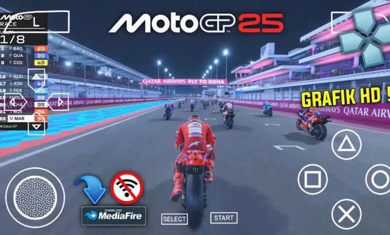 Télécharger MotoGP 25 PPSSPP ISO Hautement Compressé (Highly Compressed) – Dernière Version pour Android 1 MotoGP 25 PPSSPP ISO Hautement Compressé (Highly Compressed)