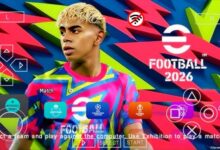 eFootball PES 2026 PPSSPP ISO Commentaire Français : Télécharger la Nouvelle Mise à Jour Ultime 🇫🇷 19 eFootball PES 2026 PPSSPP ISO Commentaire Français