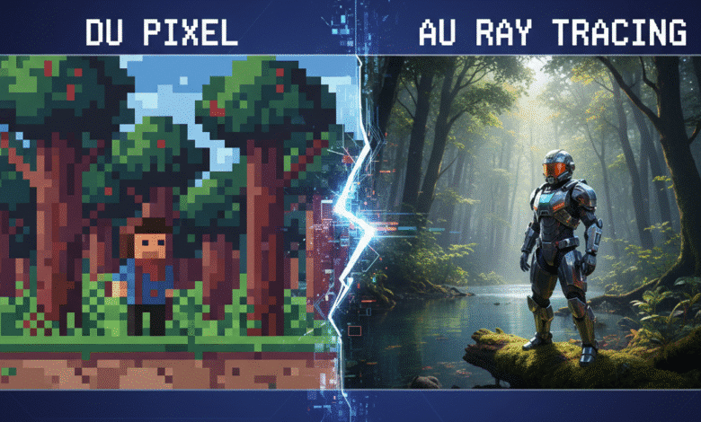 Du pixel au ray tracing : la révolution visuelle des jeux 1 Du pixel au ray tracing