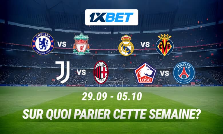 Paris sportifs : placez vos paris sur les meilleurs matchs du week-end européen 1 meilleurs matchs du week-end