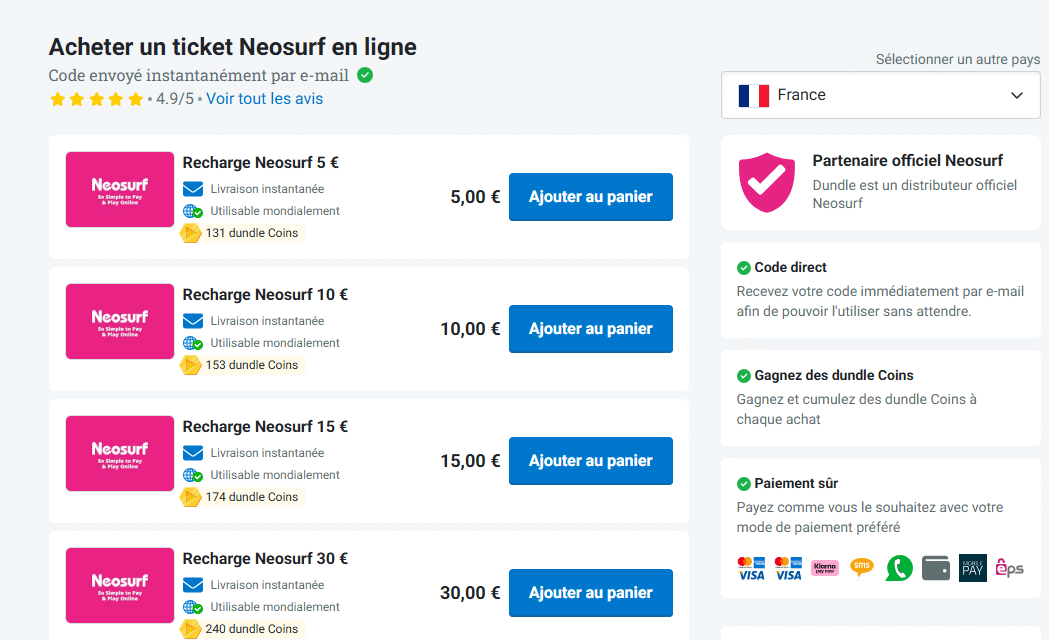 Transcash et Neosurf : deux solutions prépayées fiables pour payer en ligne sereinement 3 Transcash et Neosurf