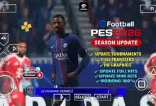Télécharger eFootball 2026 PPSSPP avec Commentaire Arabe