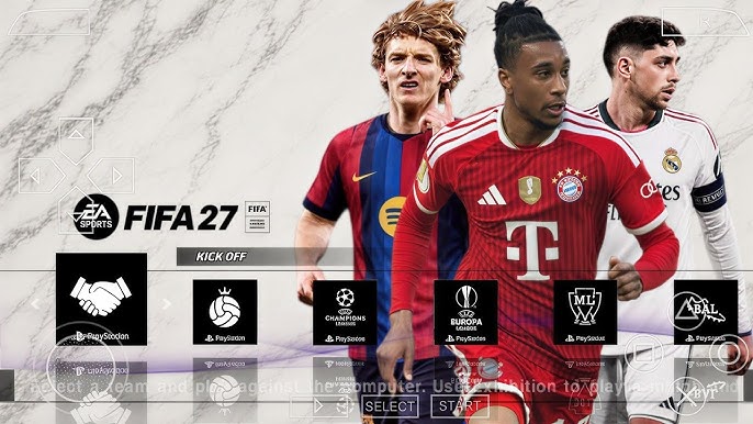 Télécharger FIFA 2027 PSP Offline 4K Camera